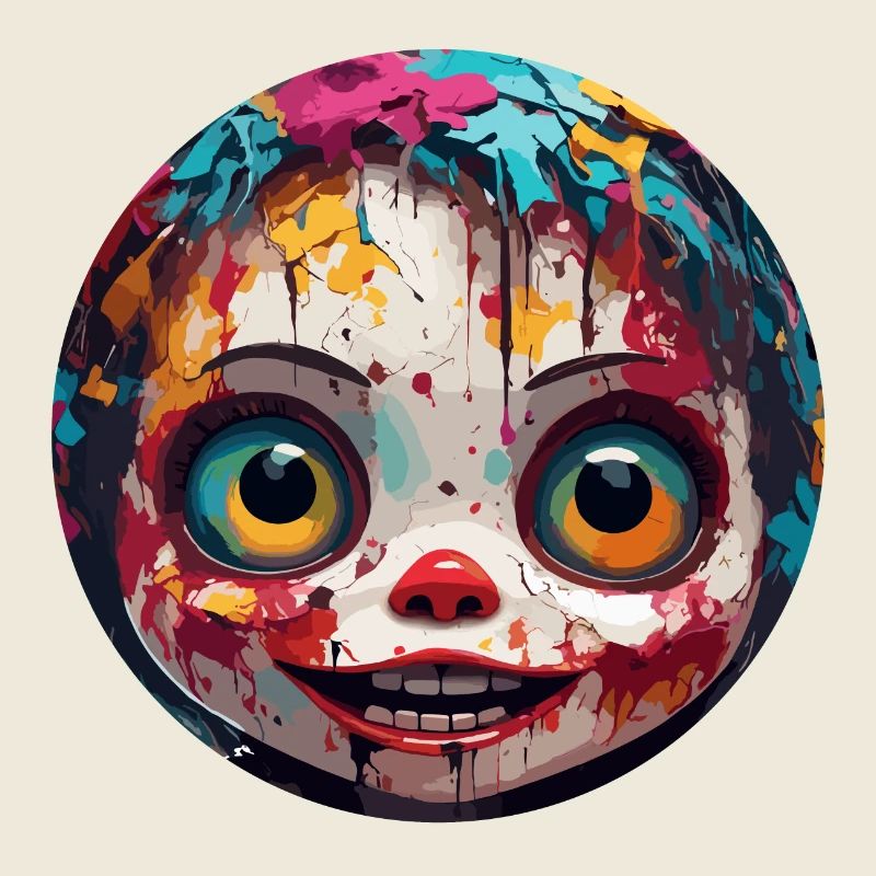 Poupée d’horreur / Halloween / Effrayant / Sombre