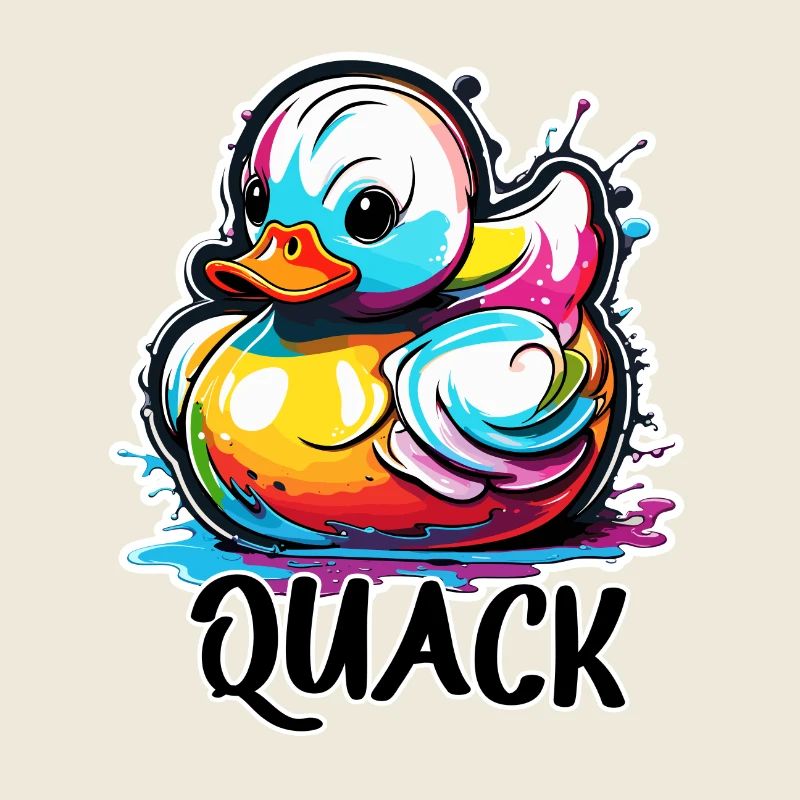 Canard en caoutchouc / Canard en caoutchouc / Eau / Baignoire