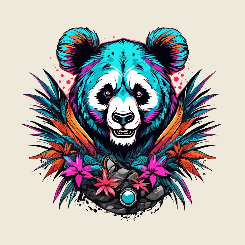 Tattoo / Animal / Art / Cool / Comic / Panda