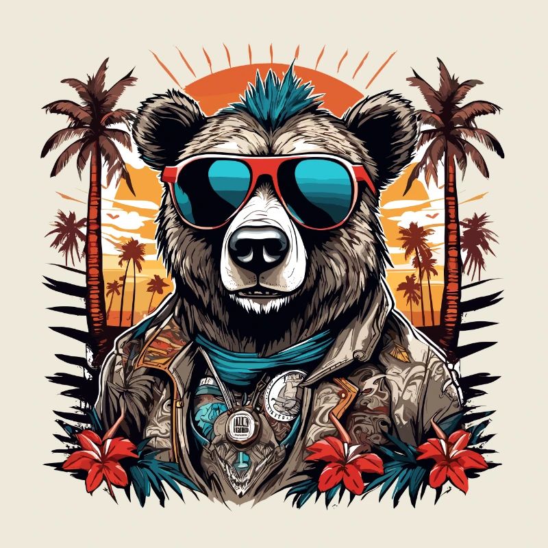 Tattoo / Animal / Art / Cool / Comic / Bear