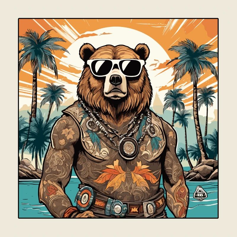 Tattoo / Animal / Art / Cool / Comic / Bear