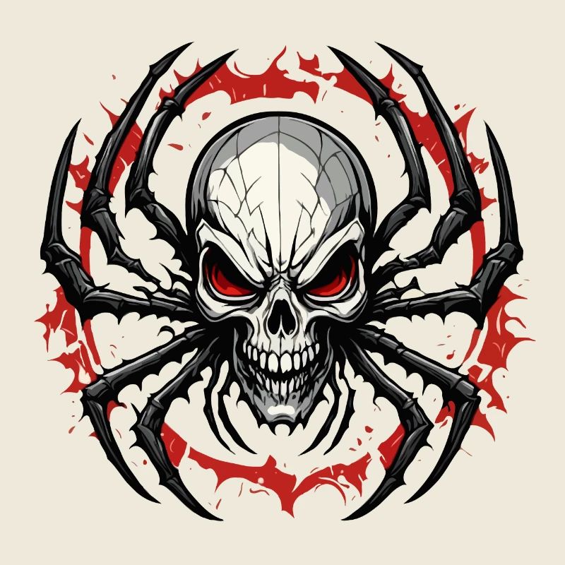 Spinne / Netz / Haustier / Kriechtier / Achtbeiner