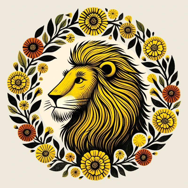 Ringelblume Löwe Löwe
