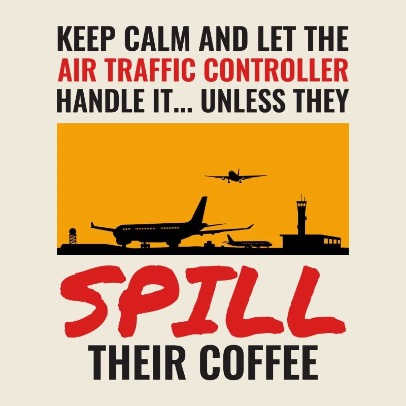 Air Traffic Controller Coffee ATC Aviation Humor