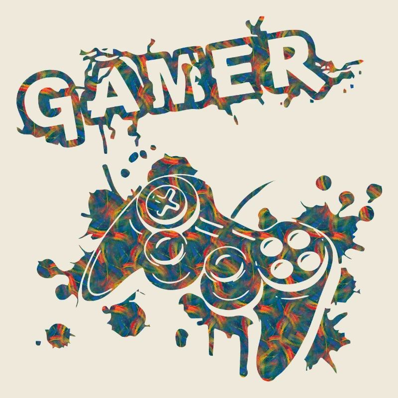 Gamer Game Play Online Computer Gaming Arcade Neon