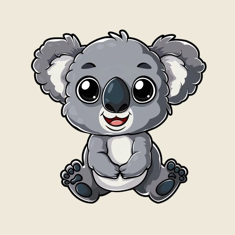 Süßer Koala Tierliebhaber Freunde