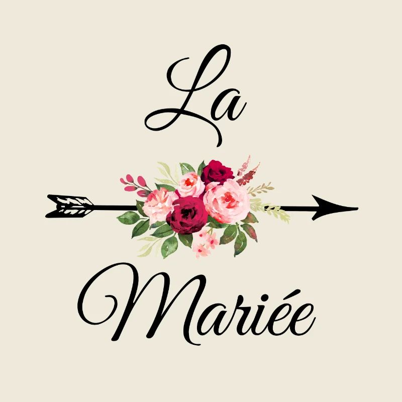 La mariée bouquet de fleurs flèche
