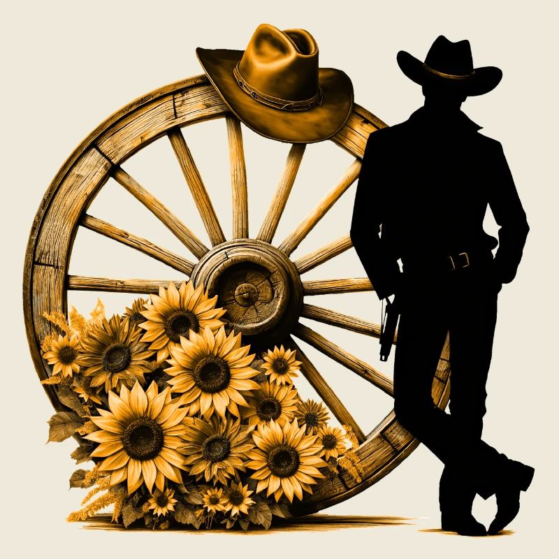 Cowboy Funny Cowboy Hat Wild Western Rodeo Texas