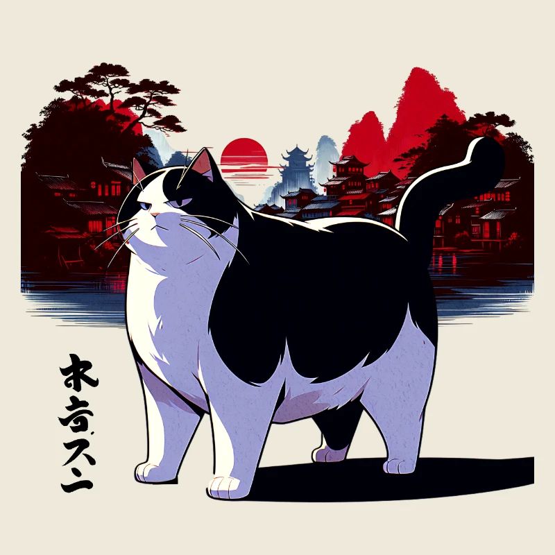Anime Cat - The Wanderer