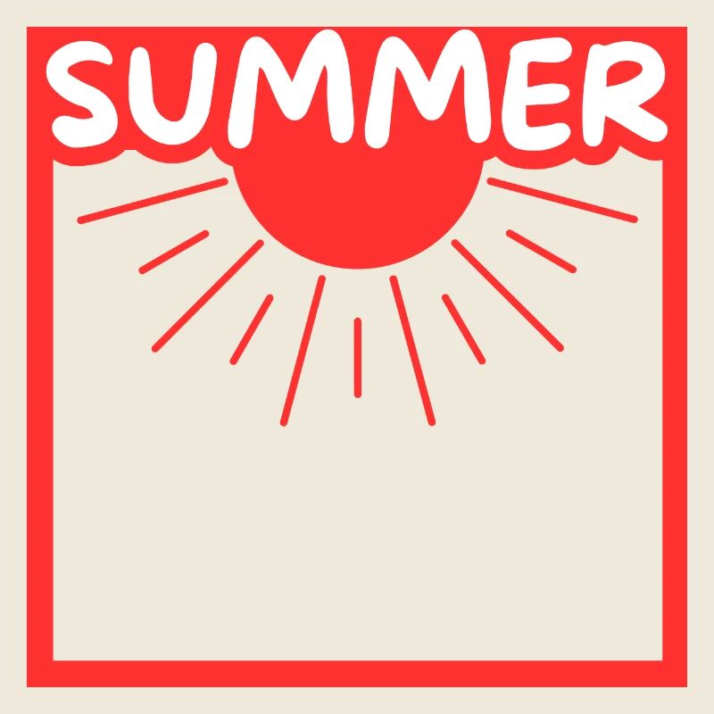 Sommersonne in einer Umgebung