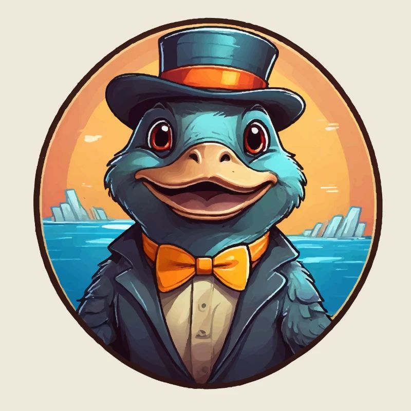 Lustiges Schnabeltier Comic