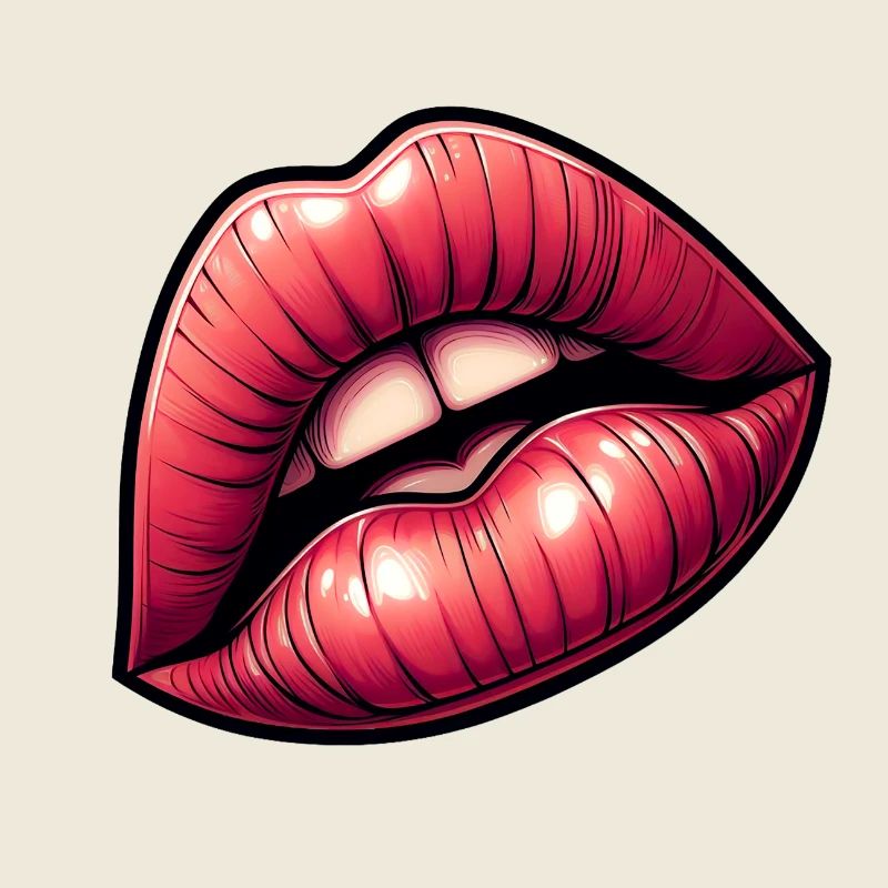 Rote Lippen - Intensive Sinnlichkeit