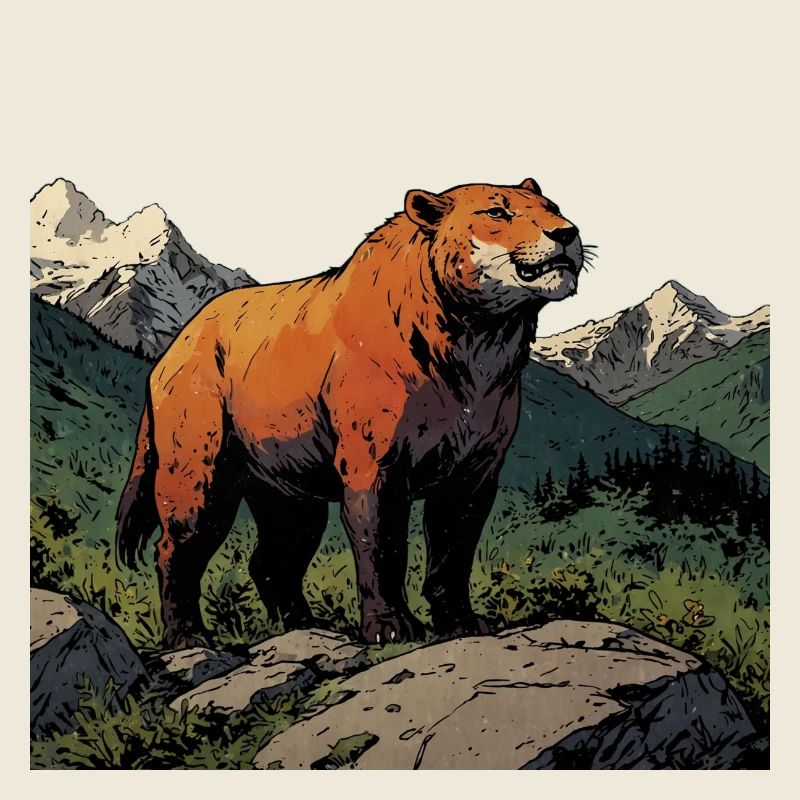 Style de bande dessinée Tiger