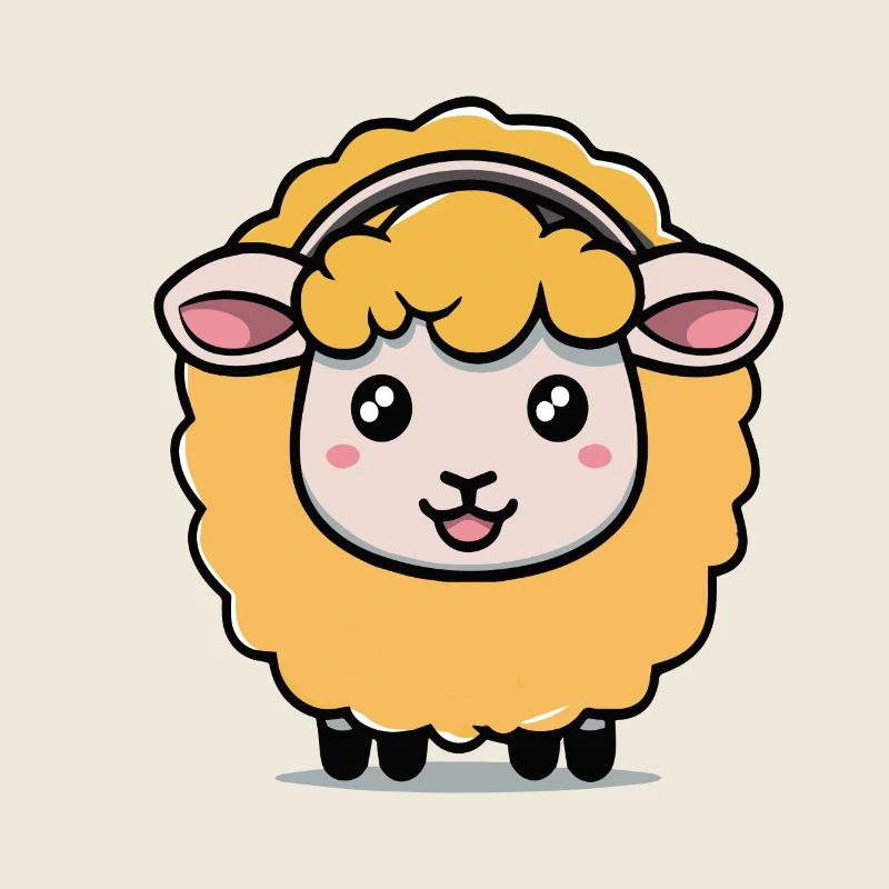 Niedliches Schaf