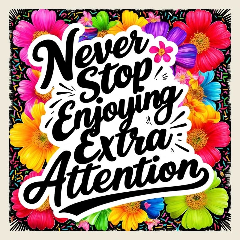 Never Stop Enjoying Extra Attention Design