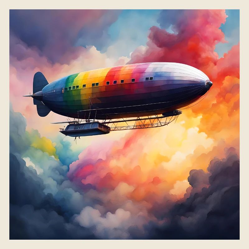 Zeppelin farbig
