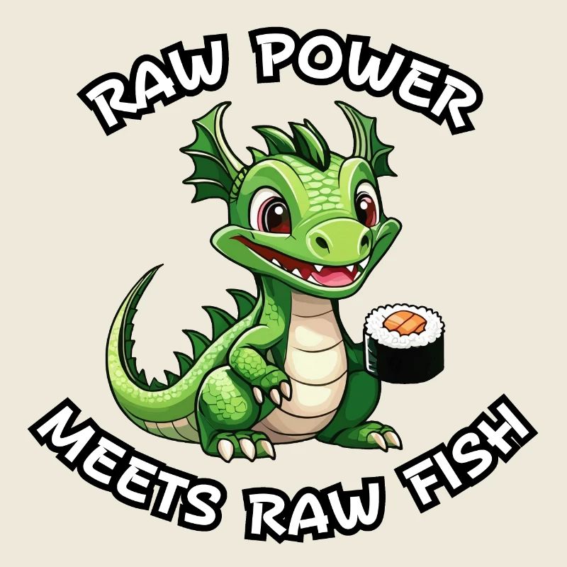 Dragon & Sushi Roll - Bare Power meets Bare Fish