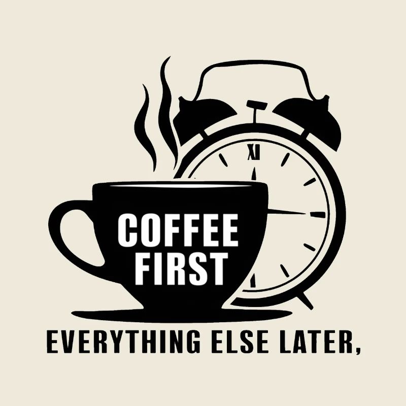 D’abord le café, puis tout le reste