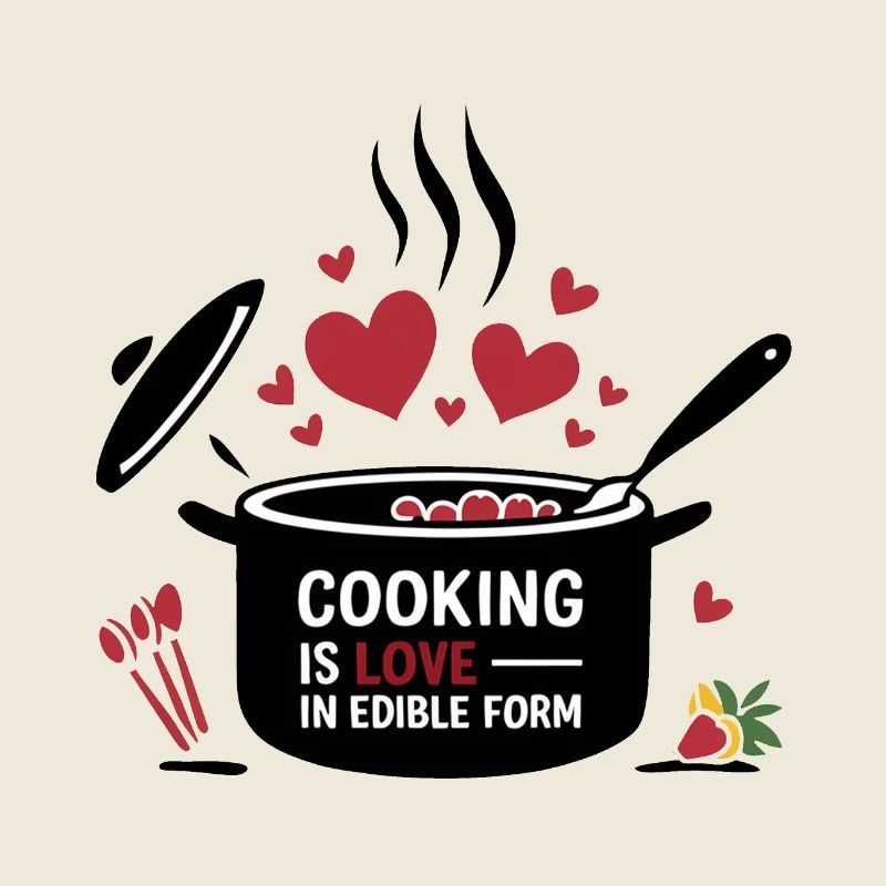 La cuisine, c’est l’amour sous forme comestible.
