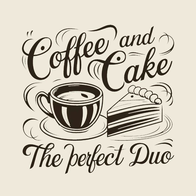 Café et gâteau – le duo parfait.