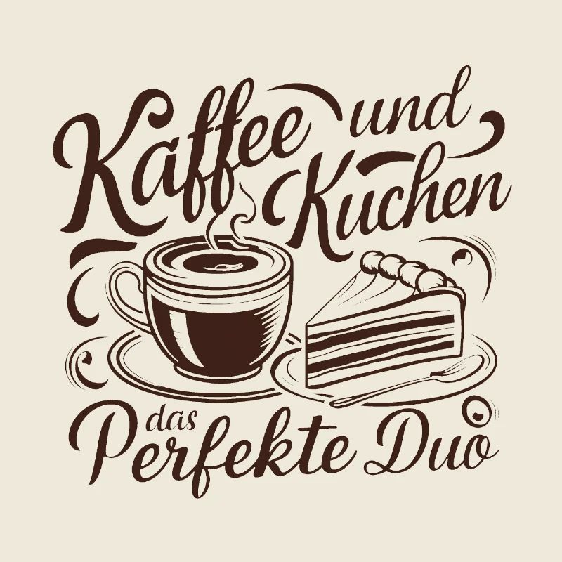 Café et gâteau – le duo parfait.