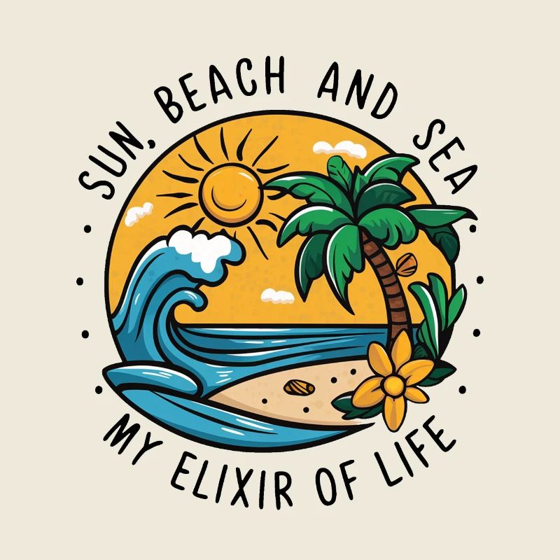 Le soleil, la plage et la mer - mon élixir de vie
