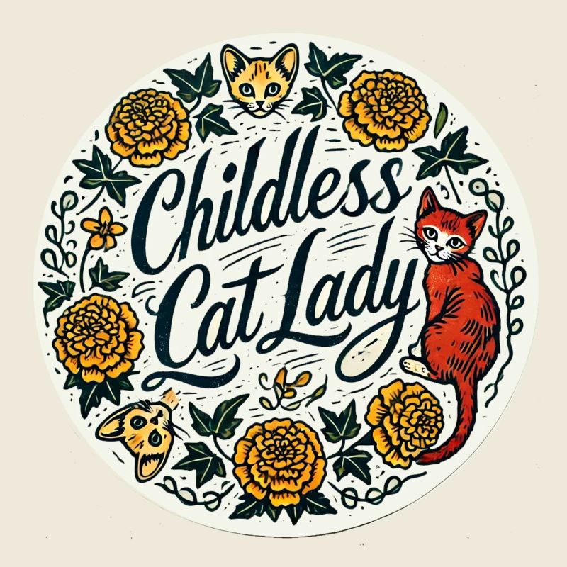 Dame chat sans enfant