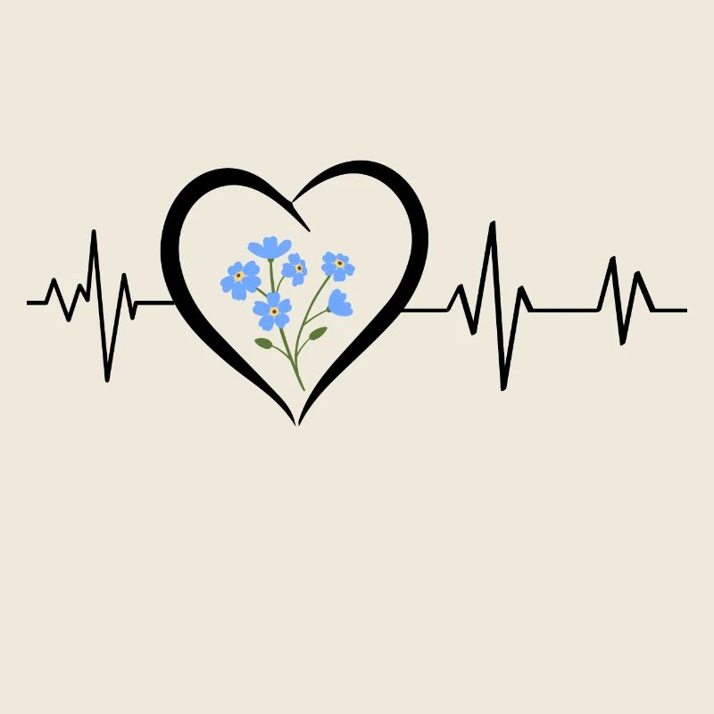 battement de cœur fleurs