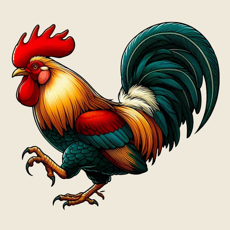 Rooster Pet