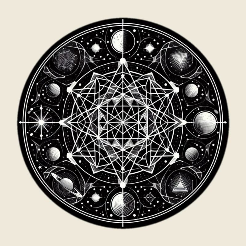 Celestial Geometry: Sacred Night Sky