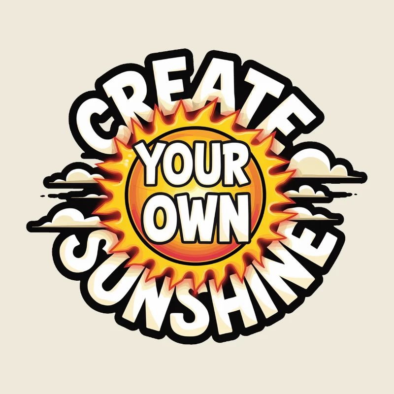 Créez votre propre soleil – Strahlende Sonne