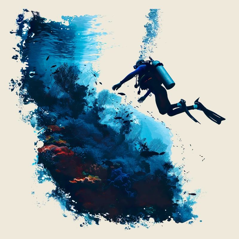 Diving, an underwater adventure
