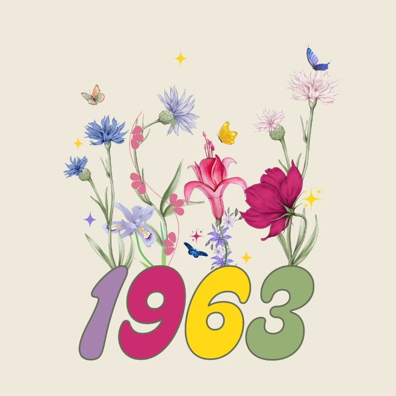 Année de naissance 1963 fleurs sauvages