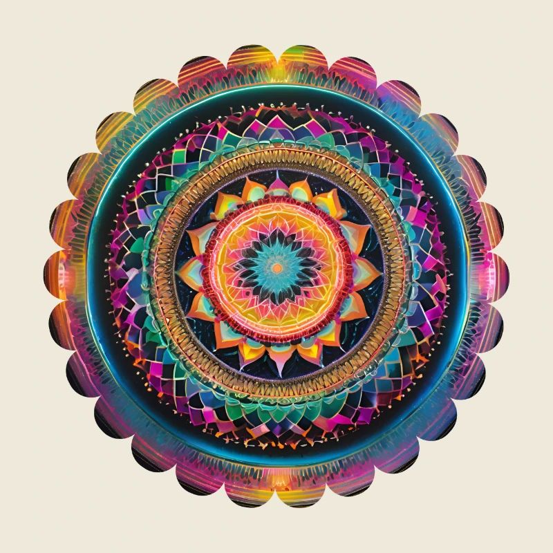 Futuristisches Mandala