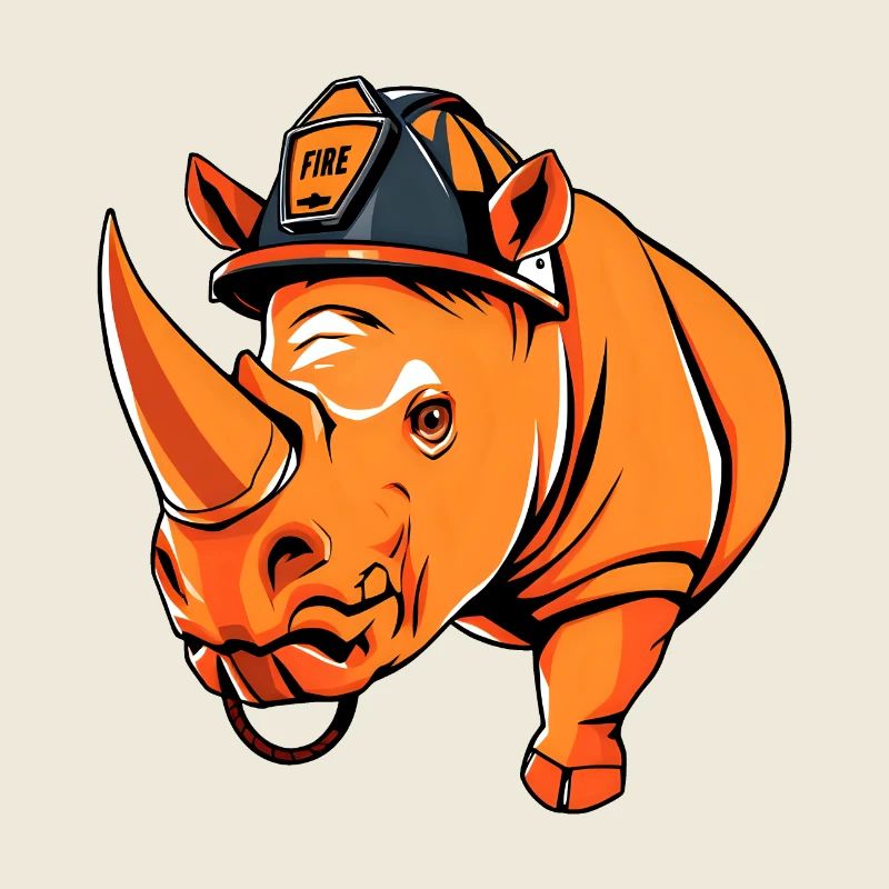 Gardien ardent : bouche d’incendie avec casque et badge