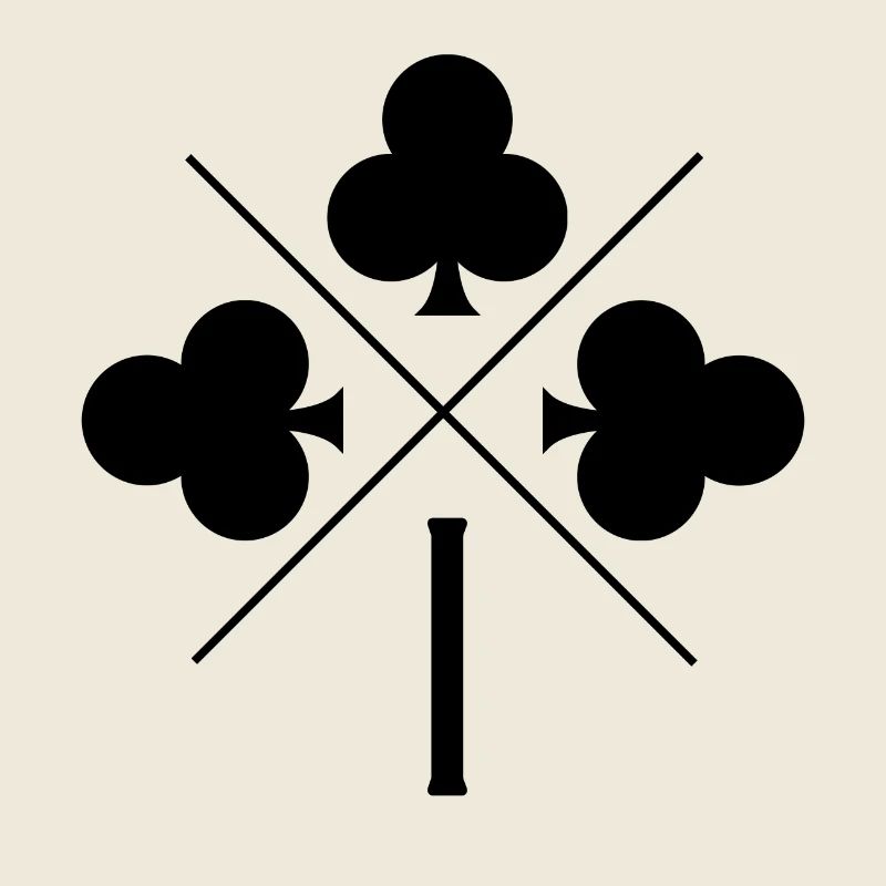 Buchstabe i Glücksklee