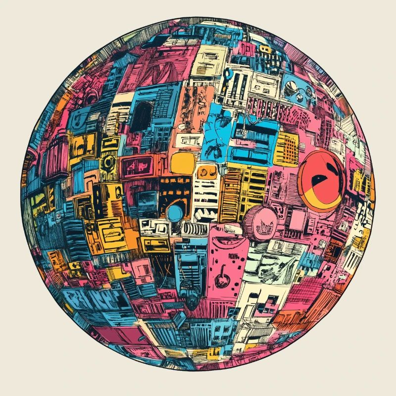 Retro-Future Sphere: Technicolor Vision!