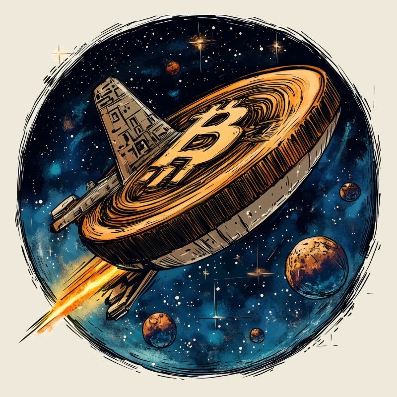 Bitcoin rocket: Departure into the crypto universe!
