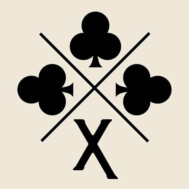 Glücksbuchstabe x Klee