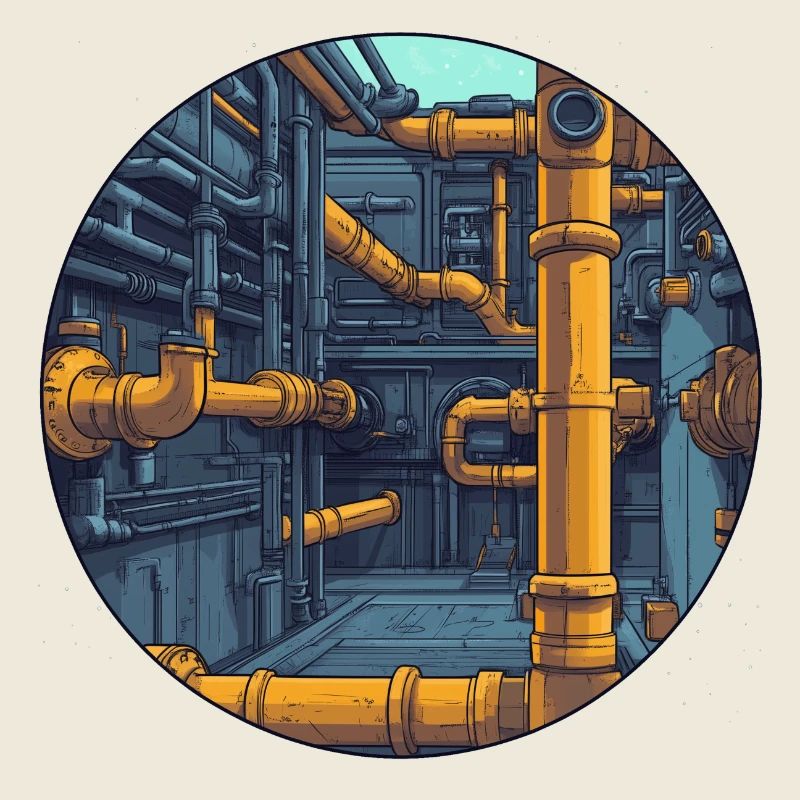 Industrielle Rohrsysteme