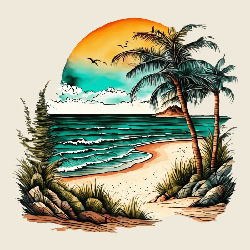 Beach for the surfer