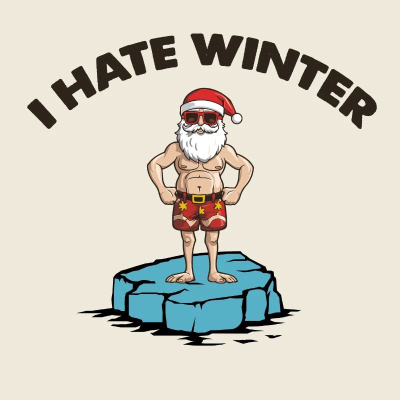 Père Noël Banquise Hiver