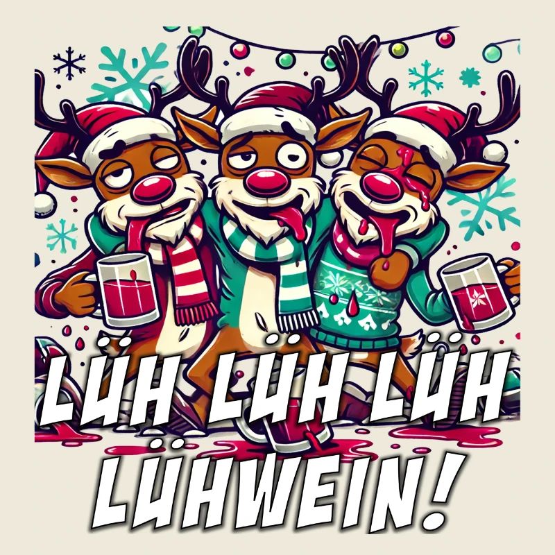 Weihnachten Rentier Weihnachtsfeier lustig