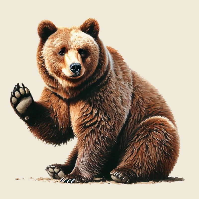 Waving Bear