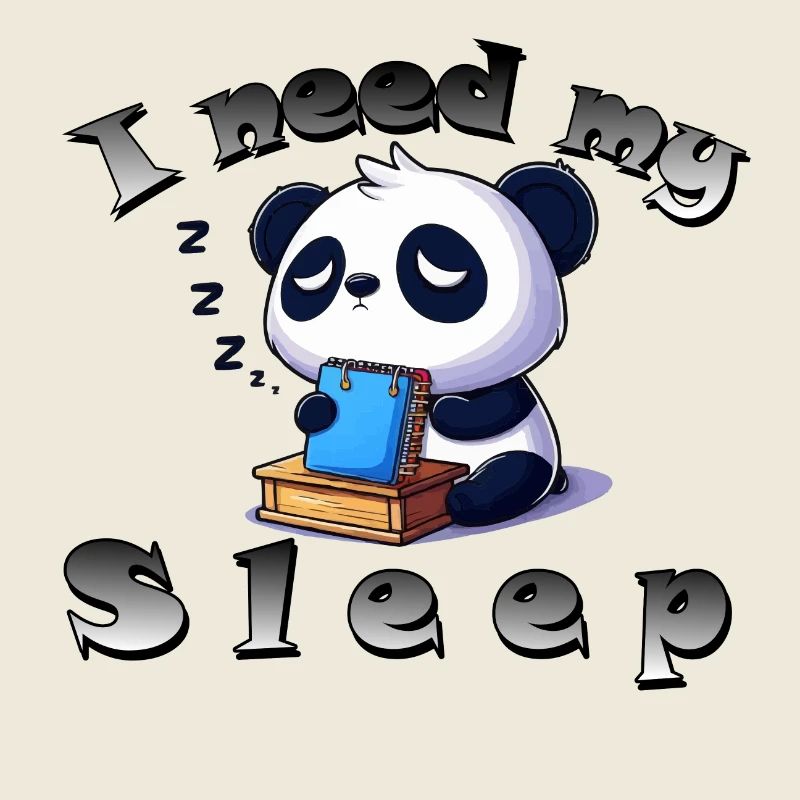 Panda Sleep Schläfrig