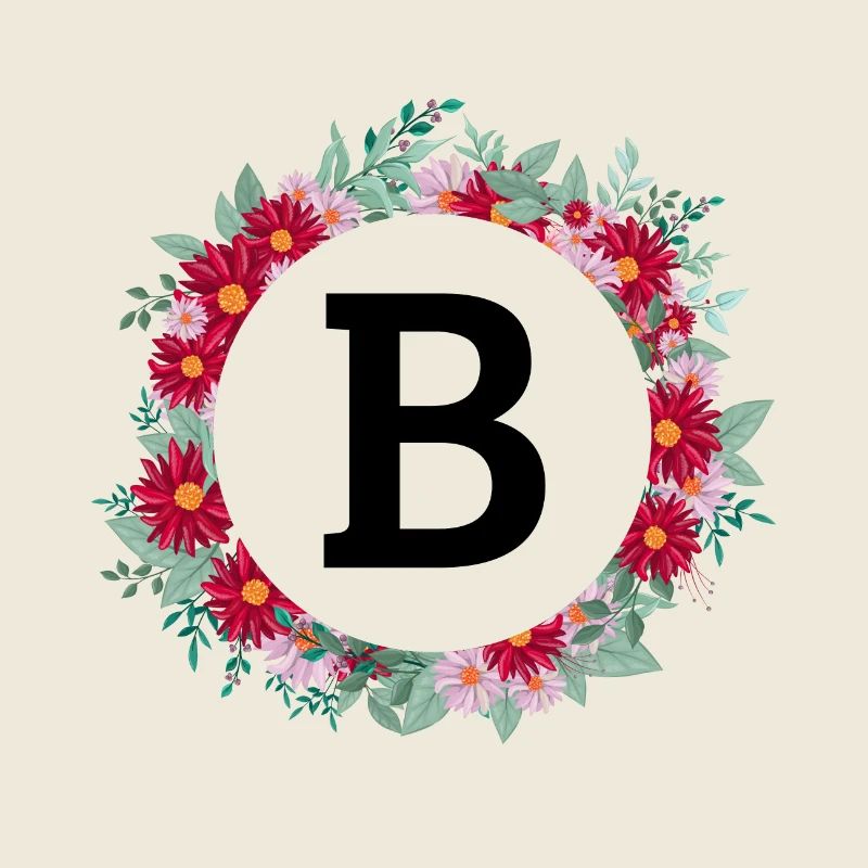 Buchstabe b Blumenkrone