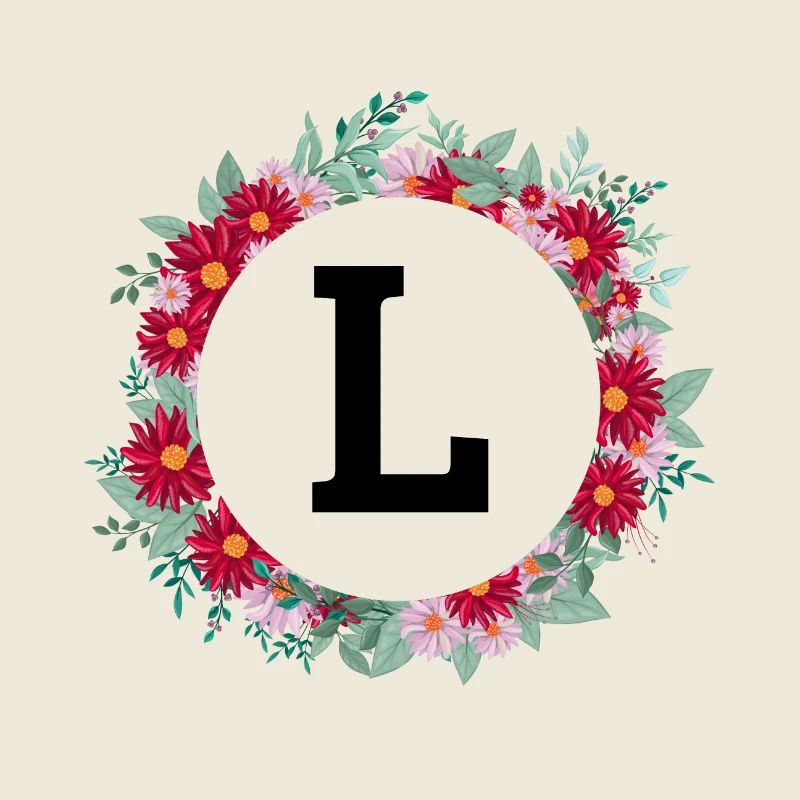 Buchstabe l Blumenkrone