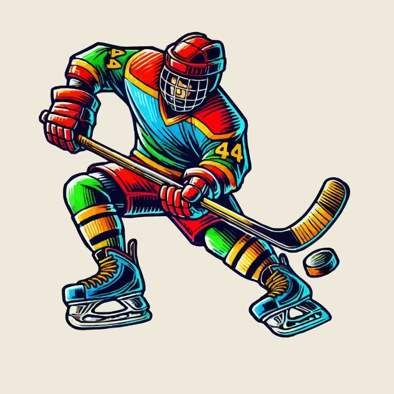 joueurs de hockey