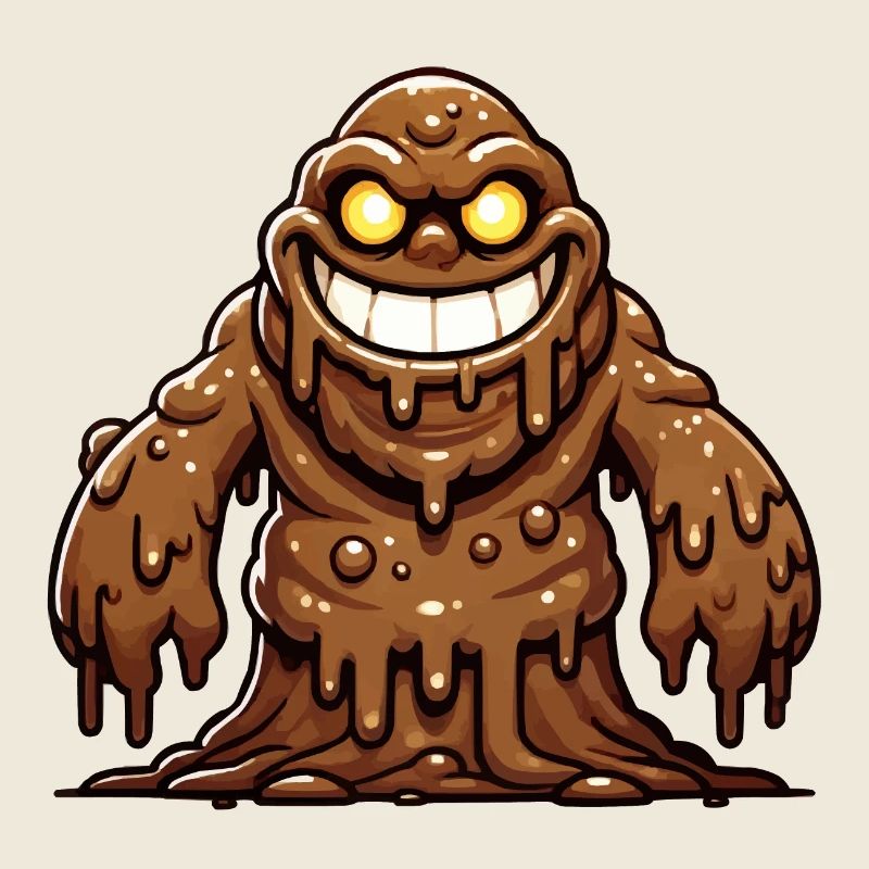 monstre de boue