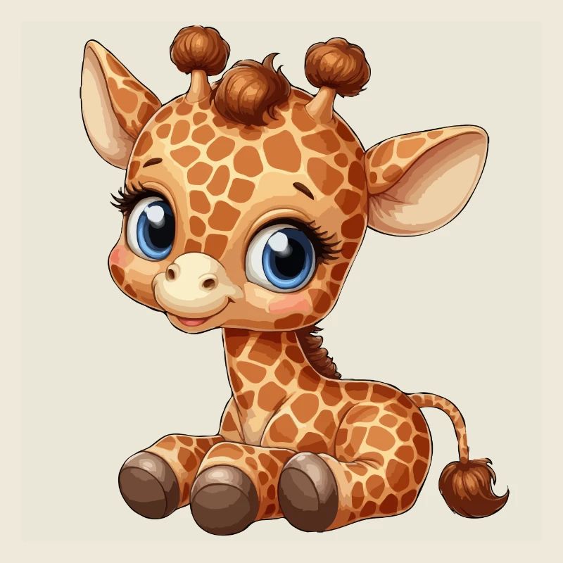 Giraffe youngster